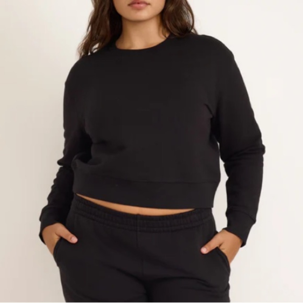 Organic Basics Weekend Crop Crewneck